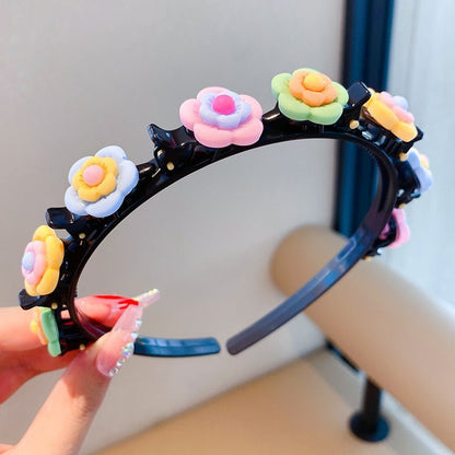 Children&#039;s Headband Hair Accessories Girls&#039; Hair Clips Do Not Hit Hair Clips Hair Straps Hair Breaking Artifact Clips - Jaazi Intl