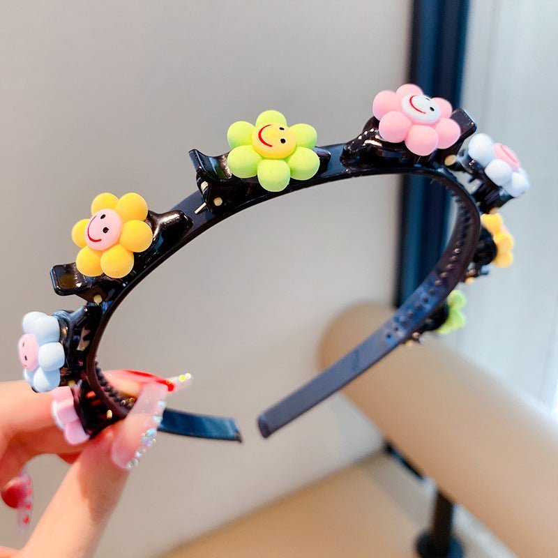 Children&#039;s Headband Hair Accessories Girls&#039; Hair Clips Do Not Hit Hair Clips Hair Straps Hair Breaking Artifact Clips - Jaazi Intl