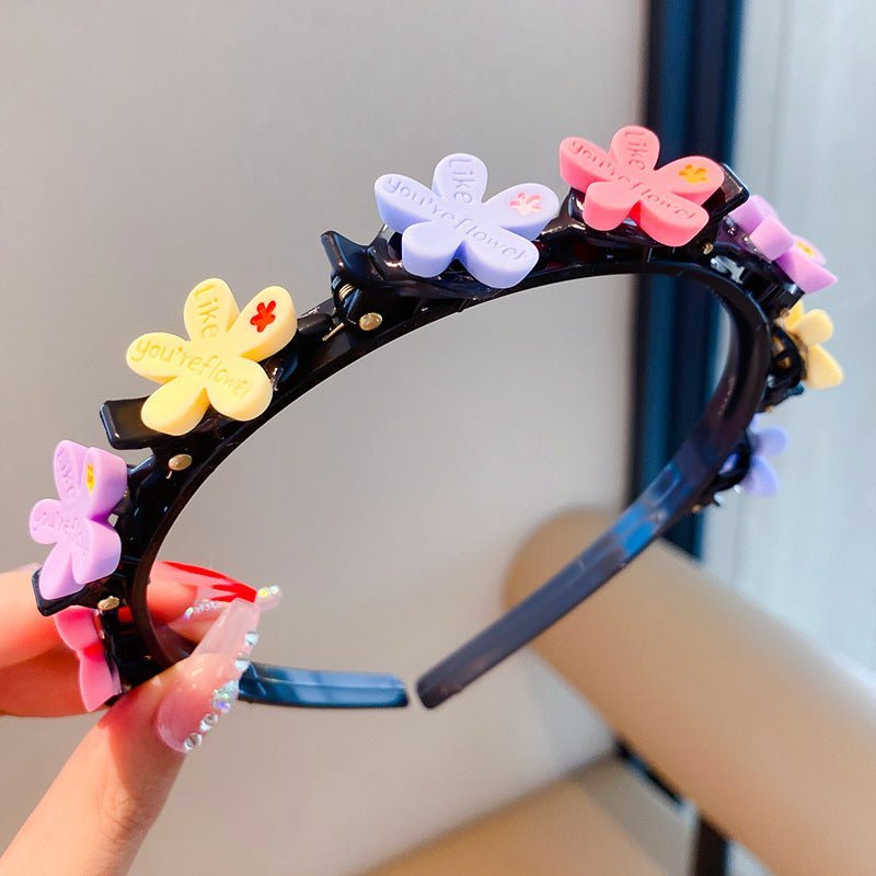 Children&#039;s Headband Hair Accessories Girls&#039; Hair Clips Do Not Hit Hair Clips Hair Straps Hair Breaking Artifact Clips - Jaazi Intl