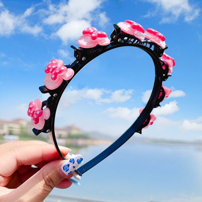 Children&#039;s Headband Hair Accessories Girls&#039; Hair Clips Do Not Hit Hair Clips Hair Straps Hair Breaking Artifact Clips - Jaazi Intl