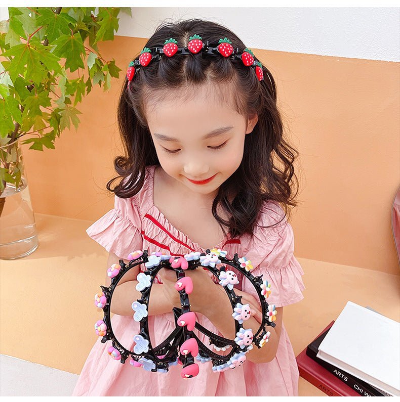 Children&#039;s Headband Hair Accessories Girls&#039; Hair Clips Do Not Hit Hair Clips Hair Straps Hair Breaking Artifact Clips - Jaazi Intl