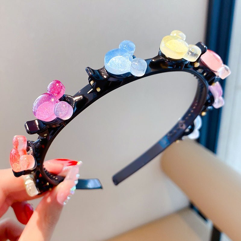 Children&#039;s Headband Hair Accessories Girls&#039; Hair Clips Do Not Hit Hair Clips Hair Straps Hair Breaking Artifact Clips - Jaazi Intl