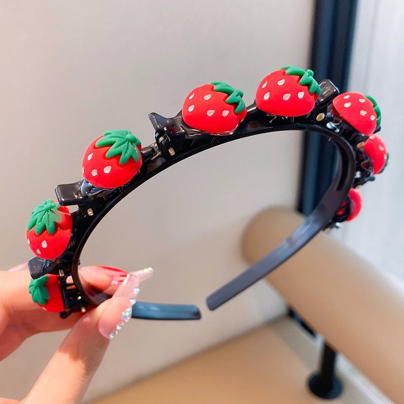 Children&#039;s Headband Hair Accessories Girls&#039; Hair Clips Do Not Hit Hair Clips Hair Straps Hair Breaking Artifact Clips - Jaazi Intl