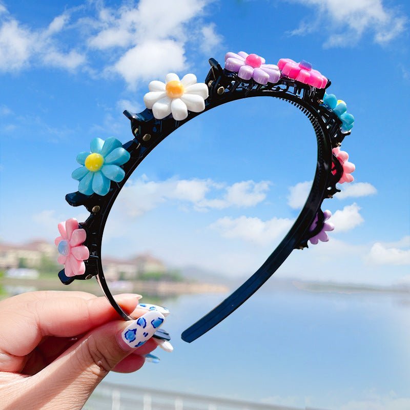 Children&#039;s Headband Hair Accessories Girls&#039; Hair Clips Do Not Hit Hair Clips Hair Straps Hair Breaking Artifact Clips - Jaazi Intl