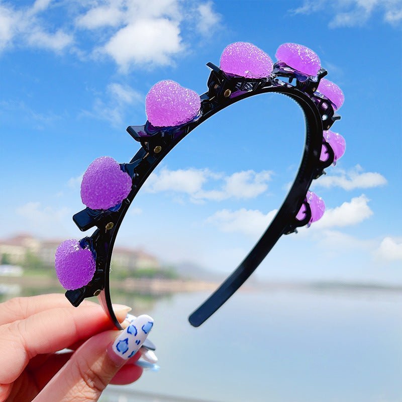 Children&#039;s Headband Hair Accessories Girls&#039; Hair Clips Do Not Hit Hair Clips Hair Straps Hair Breaking Artifact Clips - Jaazi Intl