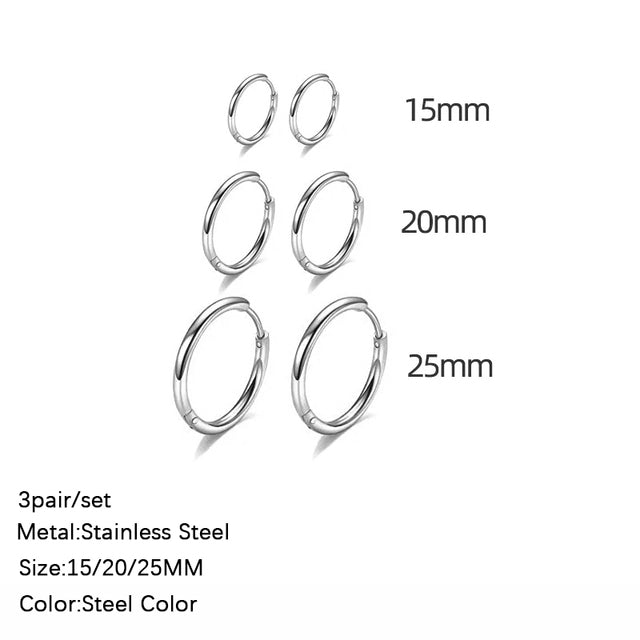 Classic Stainless Steel Ear Buckle - Jaazi Intl