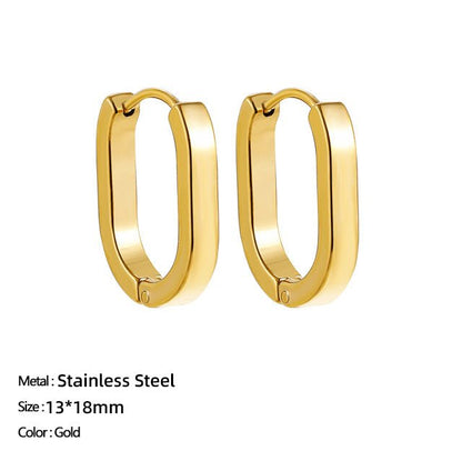 Classic Stainless Steel Ear Buckle - Jaazi Intl