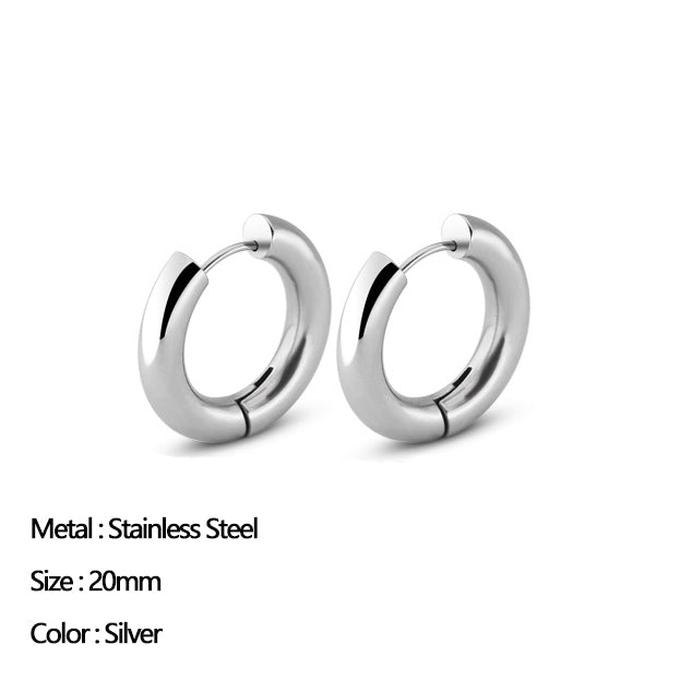 Classic Stainless Steel Ear Buckle - Jaazi Intl