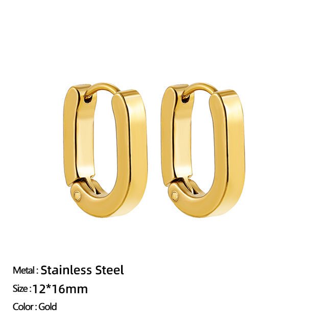 Classic Stainless Steel Ear Buckle - Jaazi Intl