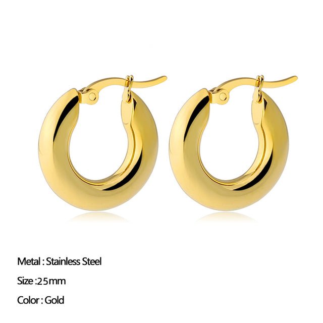 Classic Stainless Steel Ear Buckle - Jaazi Intl