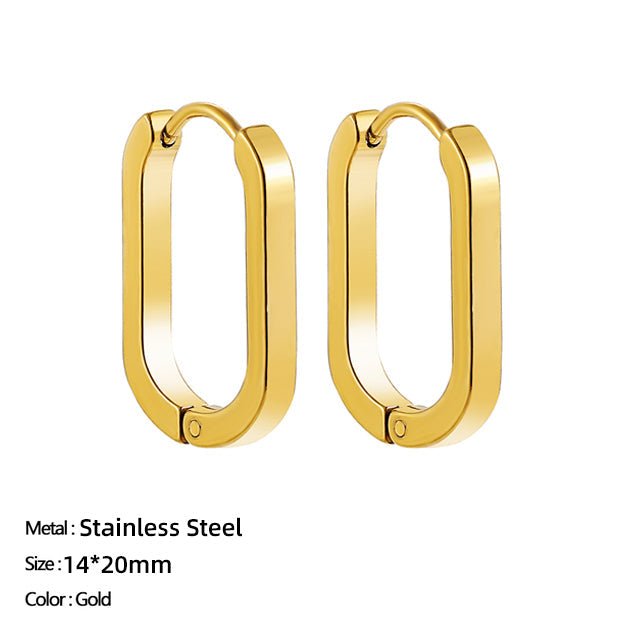 Classic Stainless Steel Ear Buckle - Jaazi Intl