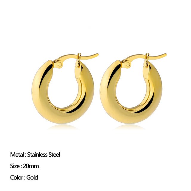 Classic Stainless Steel Ear Buckle - Jaazi Intl