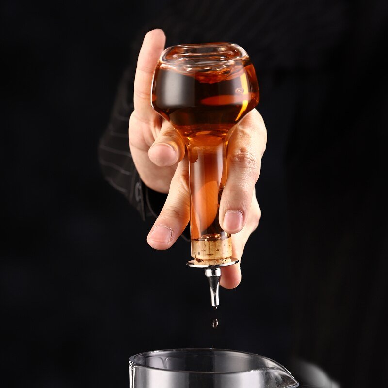 Cocktail Bitters Bottle Vintage Glass - Jaazi Intl