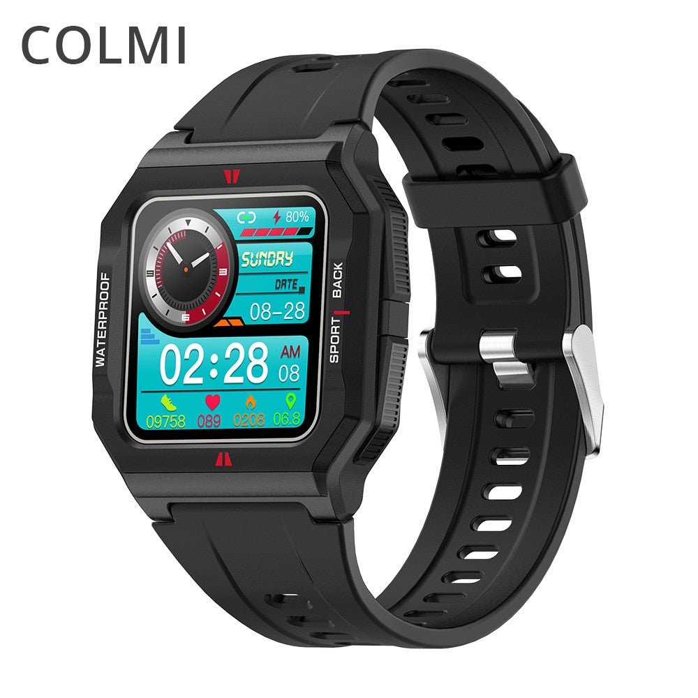 COLMI P10 Smart Watch Men Full Touch Heart Rate Monitor IP67 Waterproof Fitness Tracker Neo Smartwatch for Xiaomi iOS Phone - Jaazi Intl
