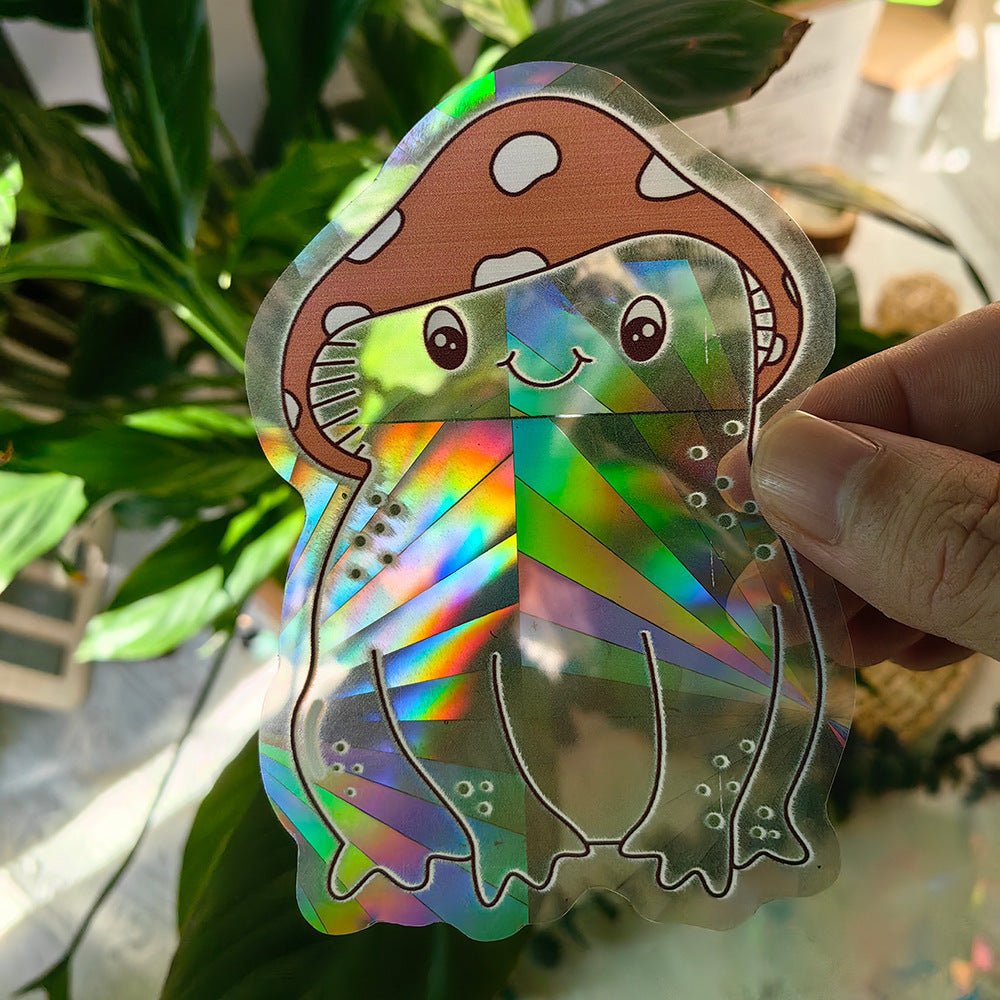 Colorful Suncatcher Sun Sunshine Catcher Rainbow Prism Glass PVC Window Filming - Jaazi Intl