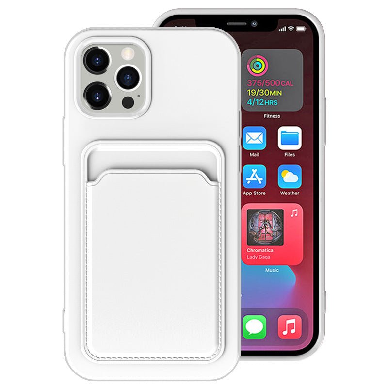 Compatible with Apple, Cross Border Suitable For Iphone12 Integrated Frosted Card Case Mobile Phone Shell Xr 11Tpu Card Soft Shell Spot E - Commerce - Jaazi Intl