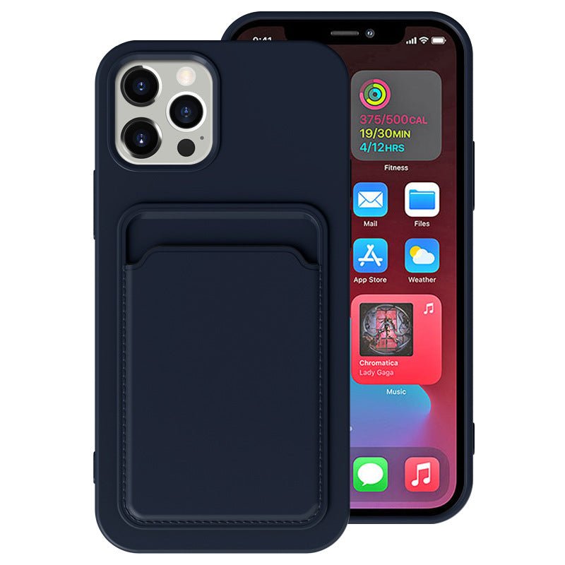 Compatible with Apple, Cross Border Suitable For Iphone12 Integrated Frosted Card Case Mobile Phone Shell Xr 11Tpu Card Soft Shell Spot E - Commerce - Jaazi Intl