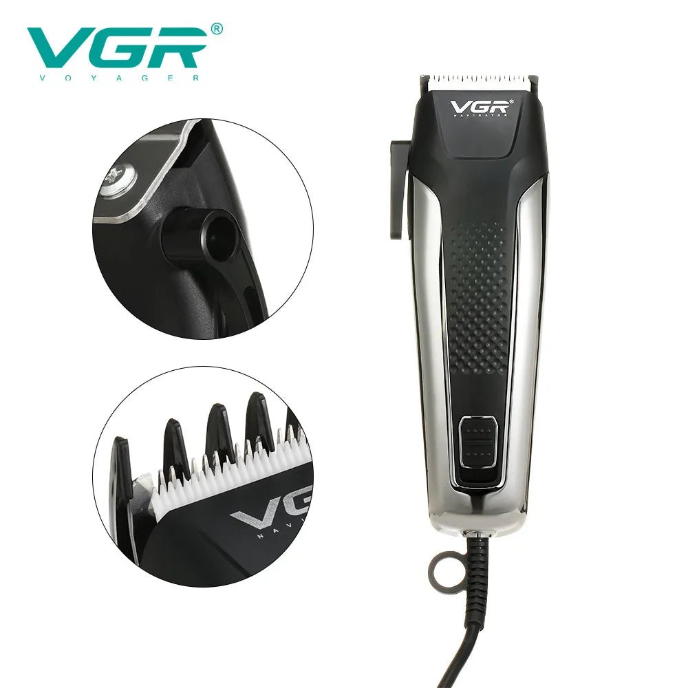 Corded Haircut Trimmer Beard Trimmer, Hair Clipper, Grooming Detailer Kit for Men for Beard,Mustache,Stubble,Ear,Body Grooming - Jaazi Intl