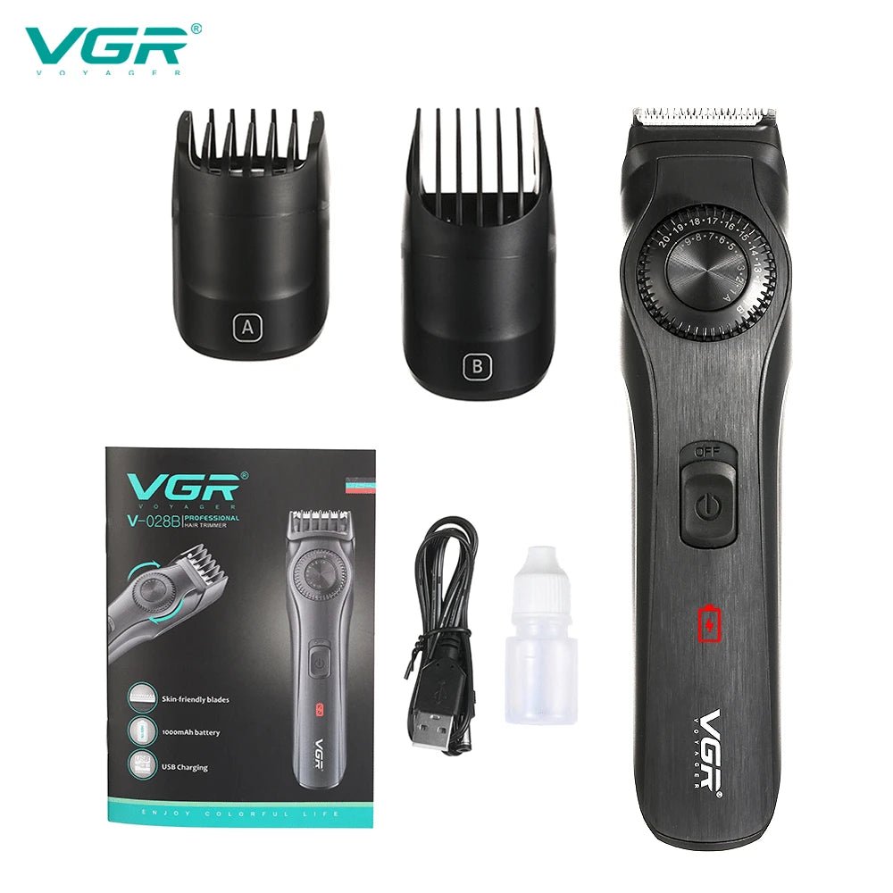 Corded Haircut Trimmer Beard Trimmer, Hair Clipper, Grooming Detailer Kit for Men for Beard,Mustache,Stubble,Ear,Body Grooming - Jaazi Intl