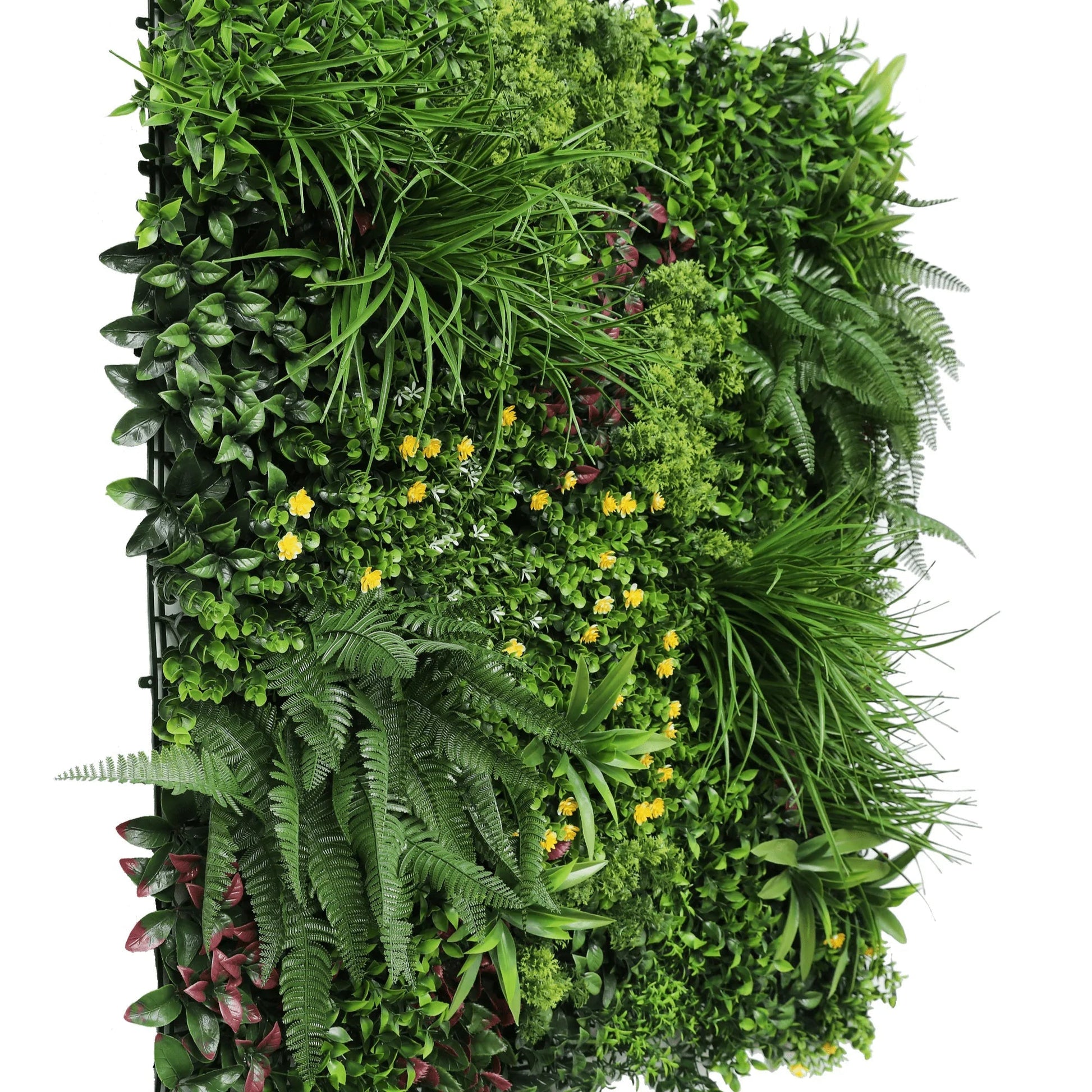 Country Fern Artificial Vertical Garden 40" x 40" 11SQ FT UV Resistant - Jaazi Intl