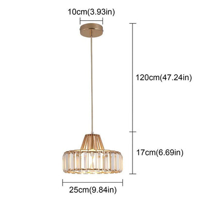 Creative Crystal Led Chandelier Light Indoor Plafon Lustre Pendant Ceiling Lamp In The Kitchen Home Decor Hanging Lamp Luminaire - Jaazi Intl