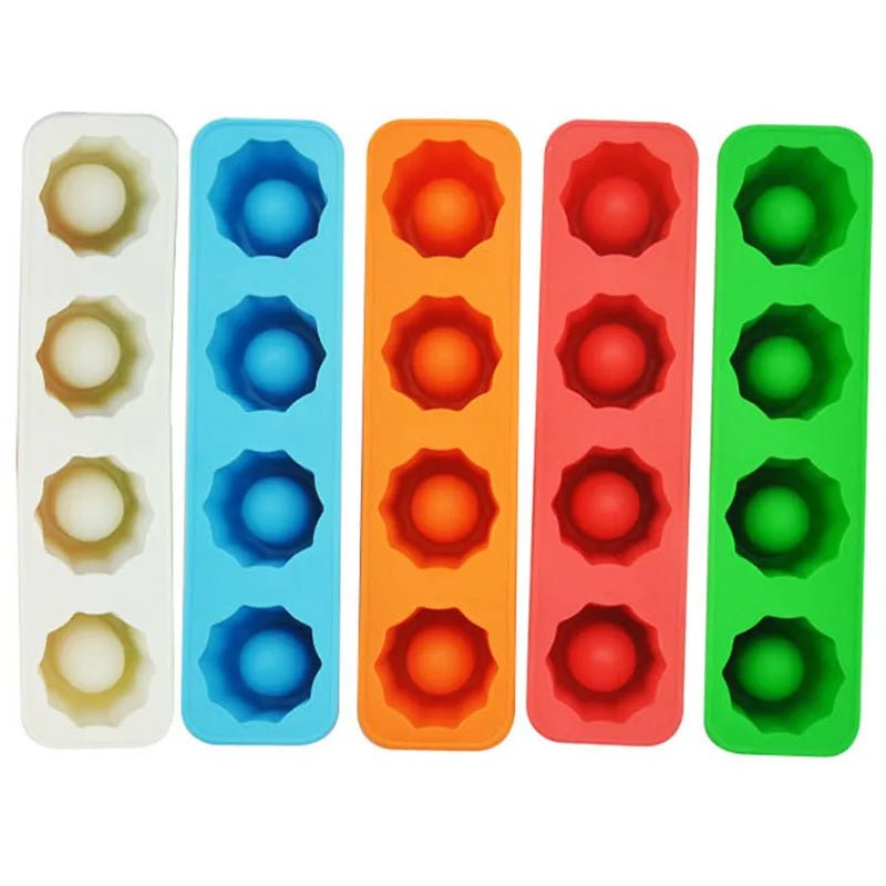 Creative DIY Ice Cube Tray Mold Cup Mould Makes Shot Glasses Ice Mould Novelty Gifts Ice Tray Summer Drinking Kitchen Tool - Jaazi Intl