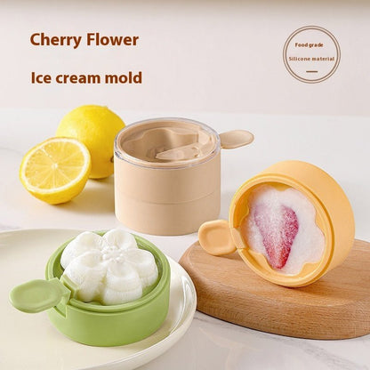 Creative Flower Ice Cream Household Silicone Ice Cube Mold - Jaazi Intl