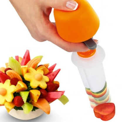 Creative Fruit Cutter Cooking Tools Plastic Fruit Shape Cutter Slicer Veggie Food Fruit Shape Cutter kitchen accessories - Jaazi Intl