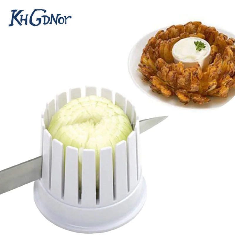 Creative Onion Blossom Maker Slicer Blossom Fruit & Vegetable Cutter Tools Cutting Kitchen Accessories - Jaazi Intl