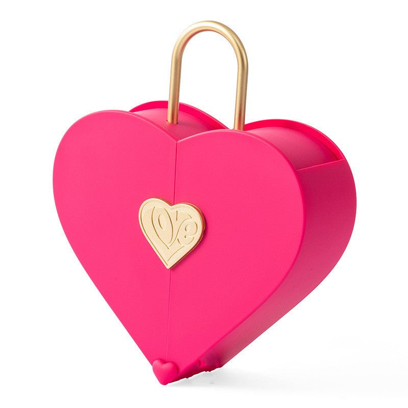 Creative Set Jewelry Box Portable Heart - shaped Double - Jaazi Intl