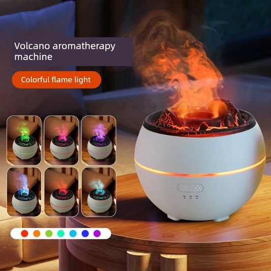 Cross - Border Middle East Large Capacity Lava Volcano Aroma Diffuser USB Timing Spray Crack Air Humidifier Cold Fragrance Instrument - Jaazi Intl