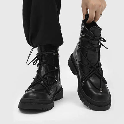 Cross Laced Boots - Jaazi Intl