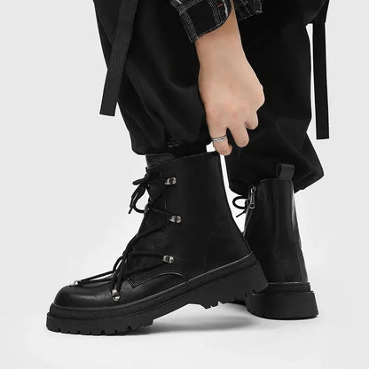 Cross Laced Boots - Jaazi Intl