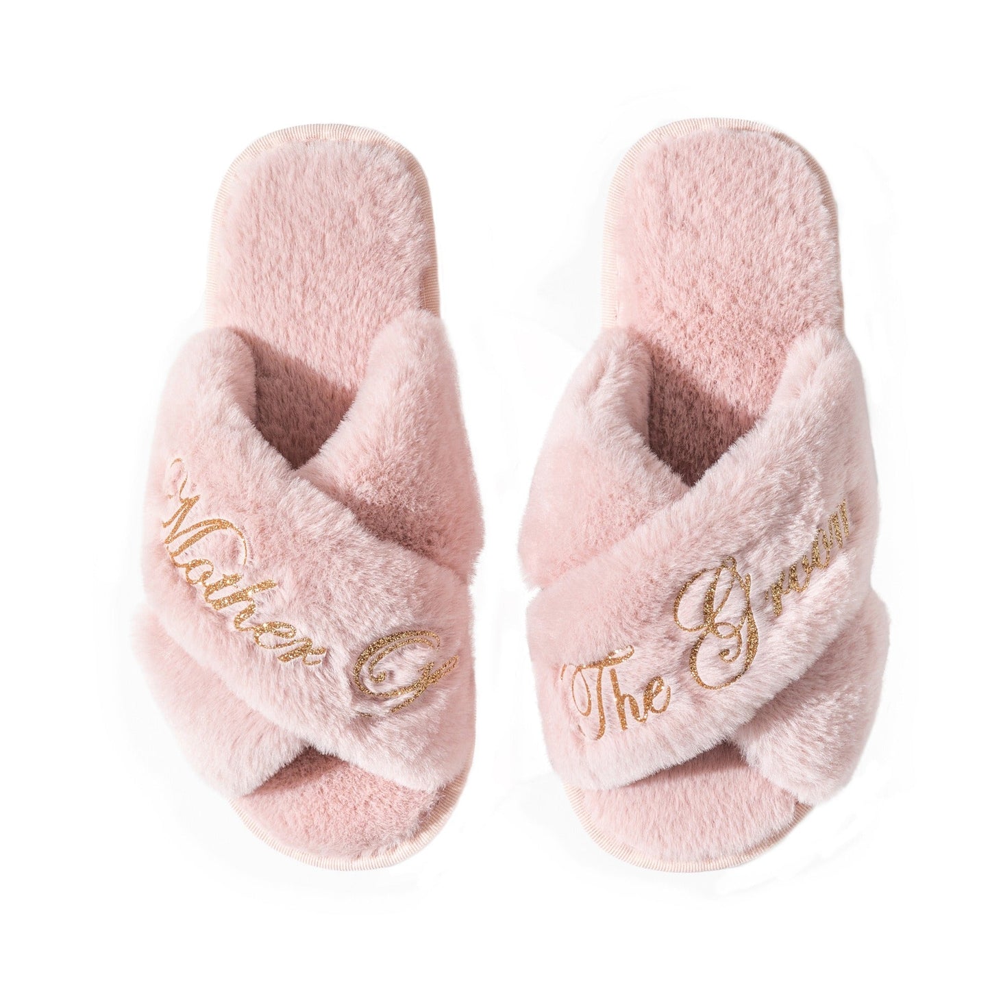 Cross slippers, plush slippers - Jaazi Intl