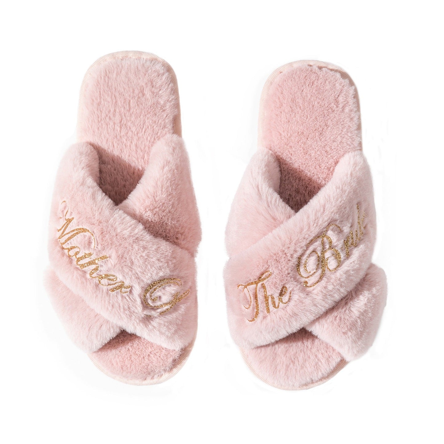 Cross slippers, plush slippers - Jaazi Intl