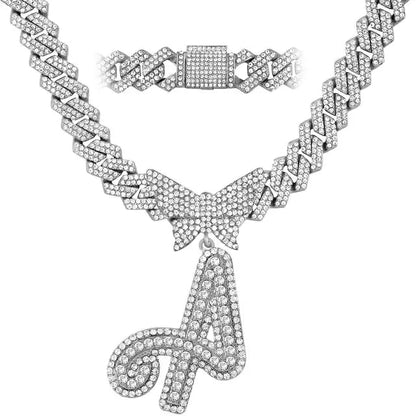 Crystal Butterfly Necklace - Jaazi Intl