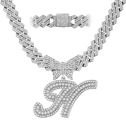 Crystal Butterfly Necklace - Jaazi Intl