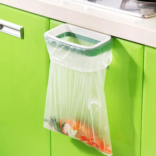 Cupboard Door Back Hanging Trash Rack Storage Kitchen Garbage Rubbish Bag Can Holder Hanging Kitchen Cabinet Trash Rack Holder - Jaazi Intl