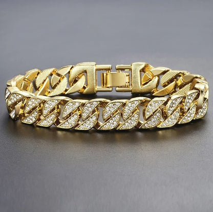 Curb Cuban Chain Bracelet - Jaazi Intl