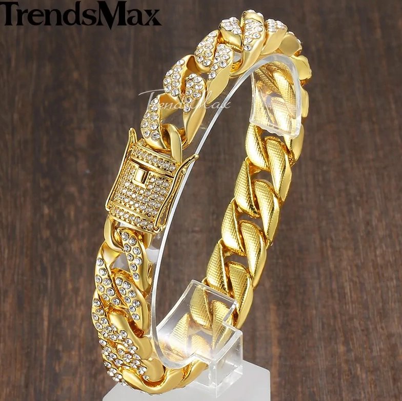 Curb Cuban Chain Bracelet - Jaazi Intl