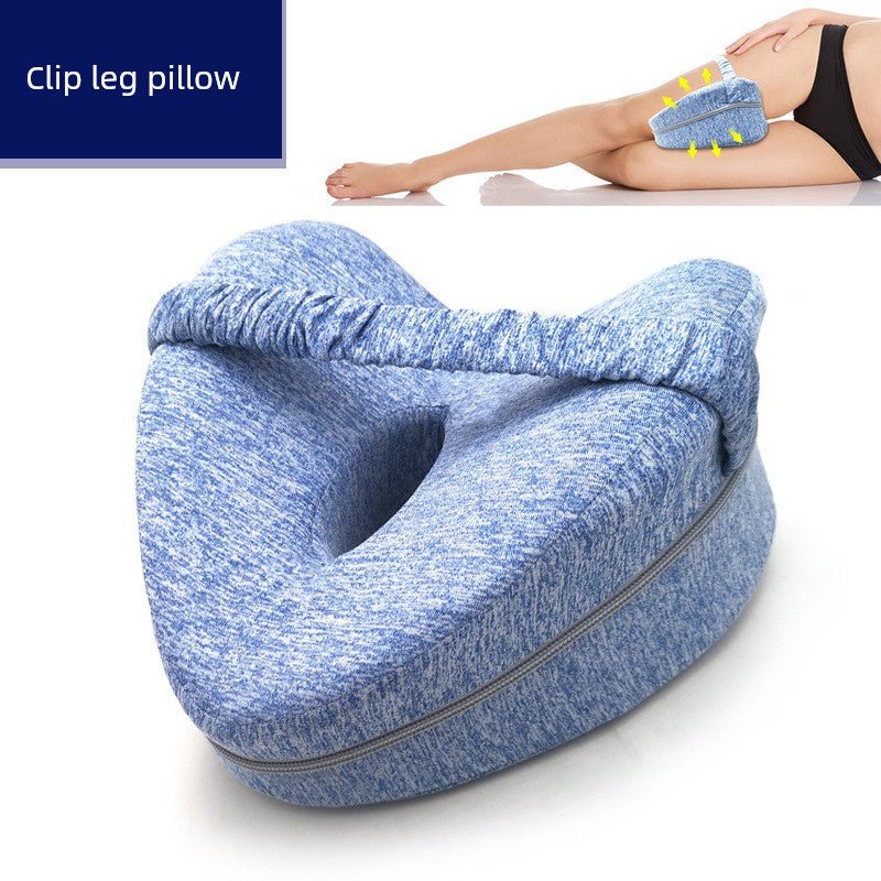 Cushion Leg Pillow Sleep Foot Pillow Leg Lifting Vein Memory Foam Leg Lock Pillow Leg Pillow Pregnant Women Knee Clip Leg Heart Pillow - Jaazi Intl