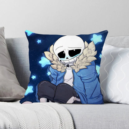 Custom Pillowcase Anime Undertale Sans Double - sided 3D Printing Pillow Case for Home Christmas Decoration Sofa Cushion Cover - Jaazi Intl