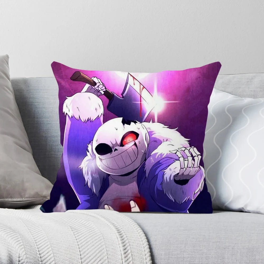 Custom Pillowcase Anime Undertale Sans Double - sided 3D Printing Pillow Case for Home Christmas Decoration Sofa Cushion Cover - Jaazi Intl