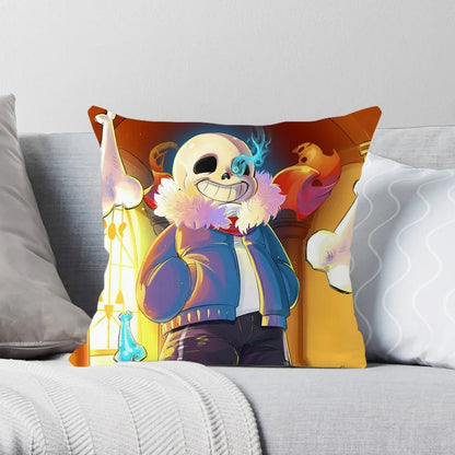 Custom Pillowcase Anime Undertale Sans Double - sided 3D Printing Pillow Case for Home Christmas Decoration Sofa Cushion Cover - Jaazi Intl