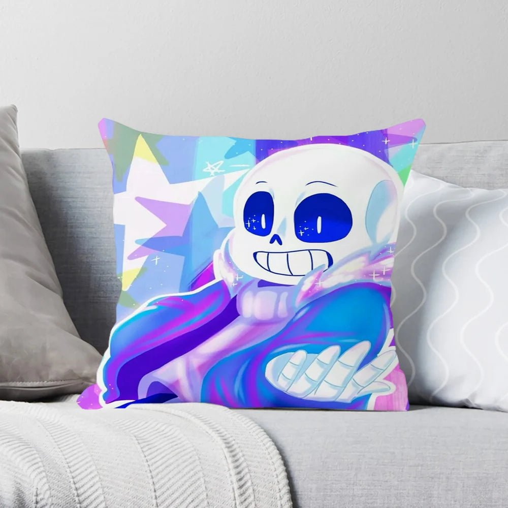 Custom Pillowcase Anime Undertale Sans Double - sided 3D Printing Pillow Case for Home Christmas Decoration Sofa Cushion Cover - Jaazi Intl