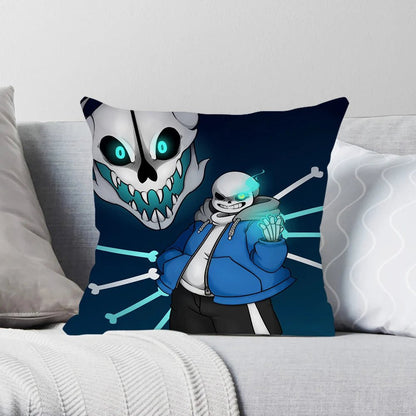 Custom Pillowcase Anime Undertale Sans Double - sided 3D Printing Pillow Case for Home Christmas Decoration Sofa Cushion Cover - Jaazi Intl