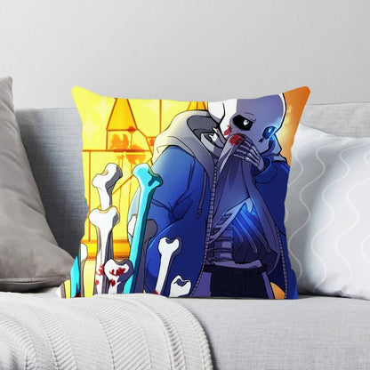 Custom Pillowcase Anime Undertale Sans Double - sided 3D Printing Pillow Case for Home Christmas Decoration Sofa Cushion Cover - Jaazi Intl