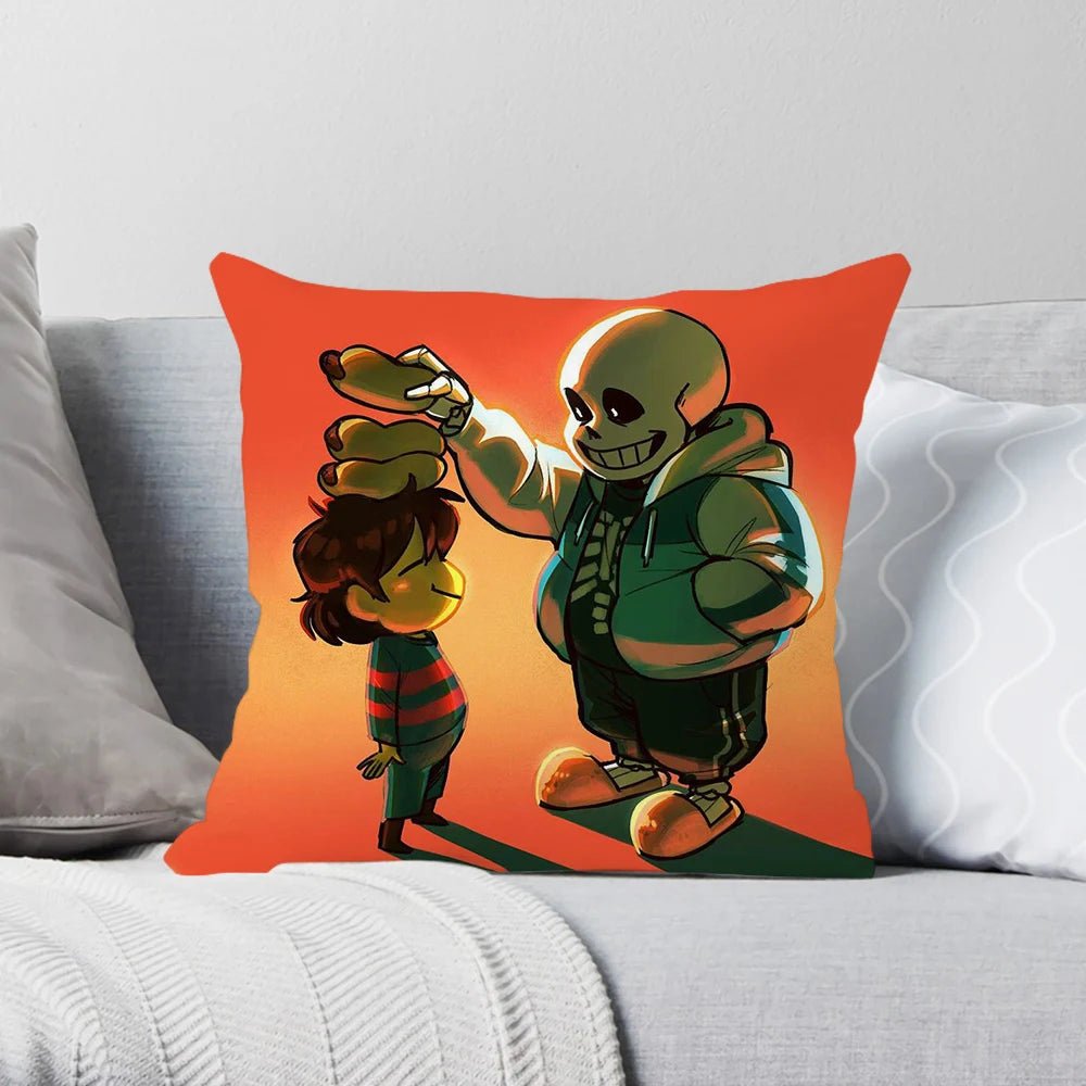 Custom Pillowcase Anime Undertale Sans Double - sided 3D Printing Pillow Case for Home Christmas Decoration Sofa Cushion Cover - Jaazi Intl