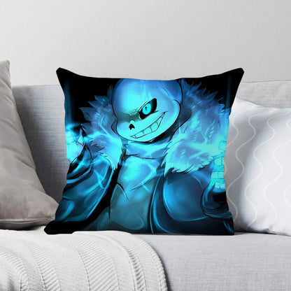 Custom Pillowcase Anime Undertale Sans Double - sided 3D Printing Pillow Case for Home Christmas Decoration Sofa Cushion Cover - Jaazi Intl