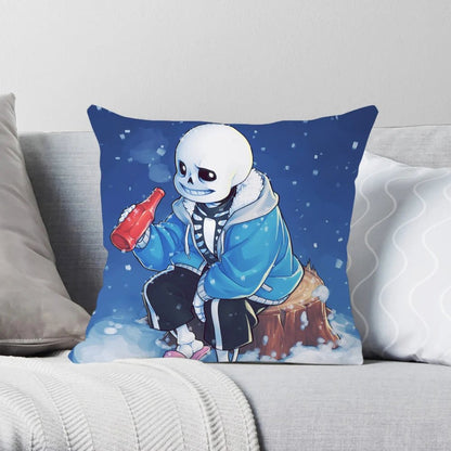 Custom Pillowcase Anime Undertale Sans Double - sided 3D Printing Pillow Case for Home Christmas Decoration Sofa Cushion Cover - Jaazi Intl